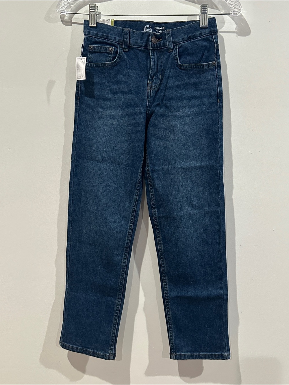 Boy's Relaxed Slim Denim Jeans Size 10